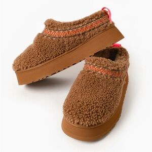 Ugg tazz heritage braid platform slipper